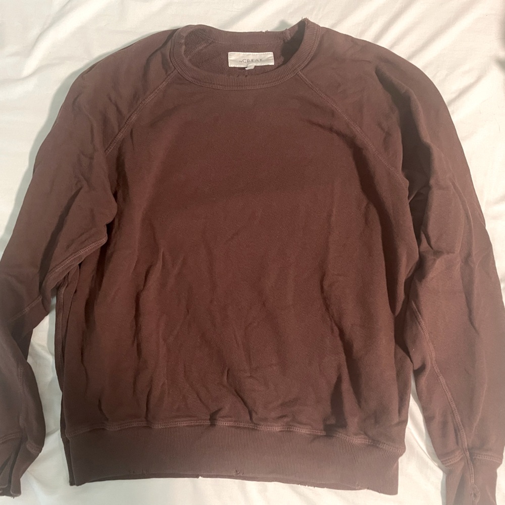 The Great college sweatshirt, brown, size 1